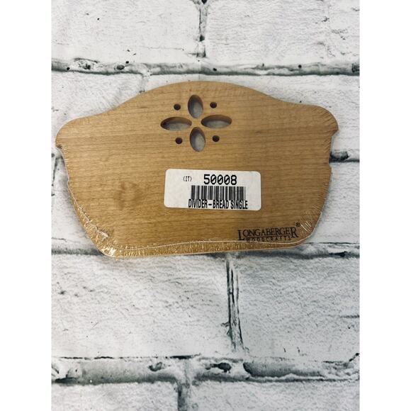 Longaberger Woodcrafts Bread Basket Wood Single Divider #50008 NEW! - Picture 1 of 2